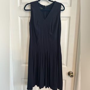 Navy knee length dress NWT